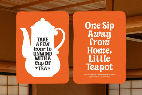 Jabula – Handcrafted Display Font Font Four Lines Std. 