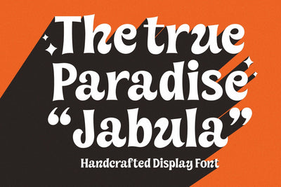 Jabula – Handcrafted Display Font Font Four Lines Std. 