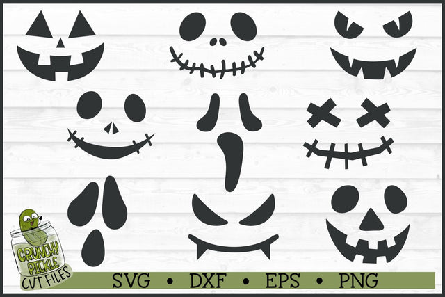 Jack Faces Mini SVG Bundle SVG Crunchy Pickle 
