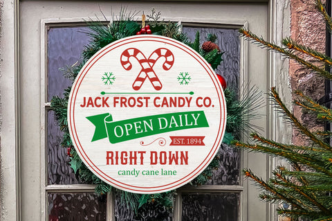 Jack frost candy co open daily est 1894 right down SVG Design SVG Regulrcrative 