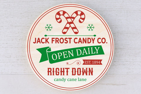 Jack frost candy co open daily est 1894 right down SVG Design SVG Regulrcrative 