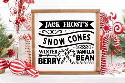 Jack frosts snow cones winter berry vanilla bean SVG Angelina750 