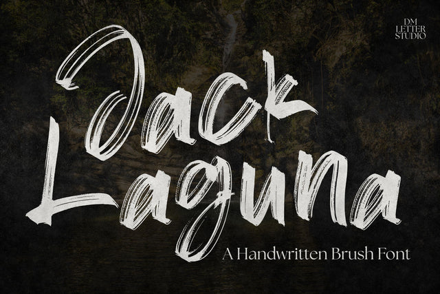 Jack Laguna Font Dm Letter Studio 