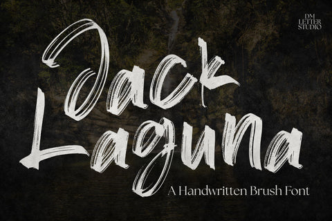 Jack Laguna Font Dm Letter Studio 
