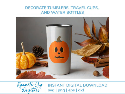 Jack-O-Lantern Bunting SVG paper garland halloween decorations SVG Kyanite Sky Digitals 