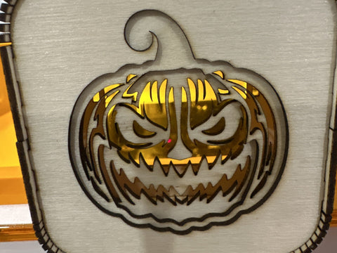 Jack-o'-lantern - Shadow Box - Laser Cut File SVG LaserCutano 