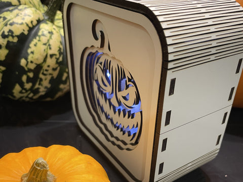 Jack-o'-lantern - Shadow Box - Laser Cut File SVG LaserCutano 