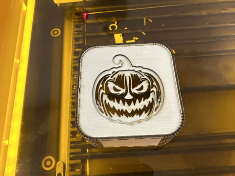 Jack-o'-lantern - Shadow Box - Laser Cut File SVG LaserCutano 