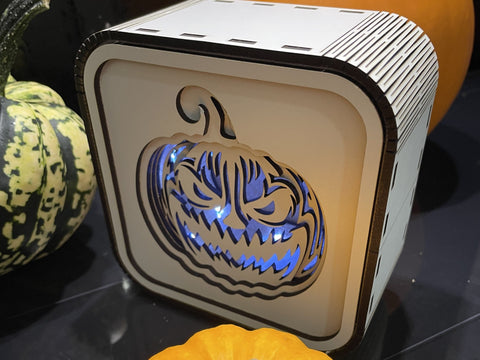 Jack-o'-lantern - Shadow Box - Laser Cut File SVG LaserCutano 