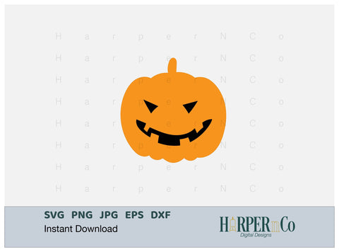 Jack O Lantern SVG PNG Cut EPS File SVG HarperNCo 