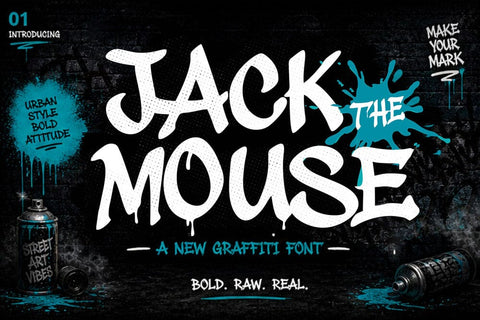 Jack The Mouse – Monoline Graffiti Tag Font Font Mozzatype 
