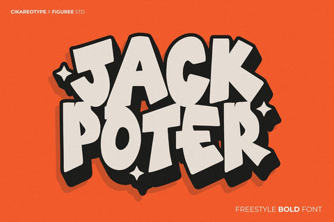 Jackpoter - Freestyle Bold Font Font Mozzatype 