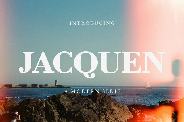 Jacquen - A Modern Serif Font Font studioalmeera 