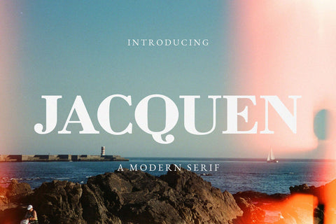 Jacquen - A Modern Serif Font Font studioalmeera 