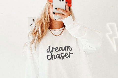 Jade Skies - Cute Script Font Font KA Designs 