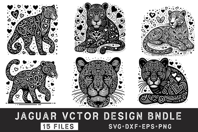 Jaguar Svg Bundle SVG Rupkotha 