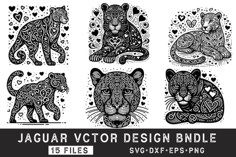 Jaguar Svg Bundle SVG Rupkotha 