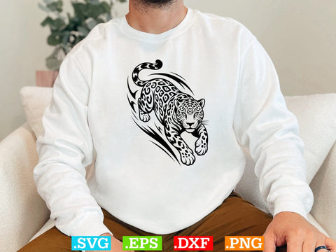 Jaguar SVG, Jungle Wildlife Vector Art, Animal Svg, Safari Animal Head Svg SVG Creativeart88 