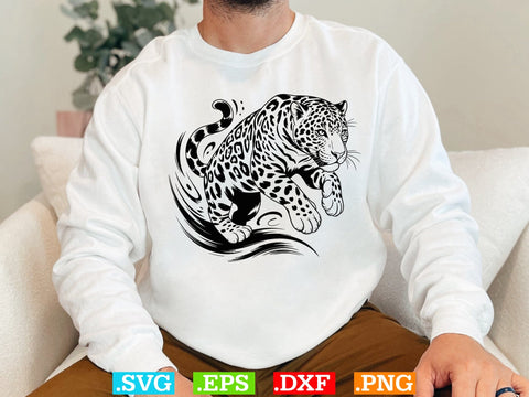 Jaguar SVG, Jungle Wildlife Vector Art, Animal Svg, Safari Animal Head Svg SVG Creativeart88 