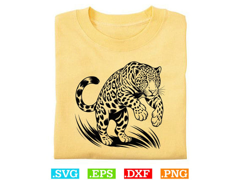 Jaguar SVG, Jungle Wildlife Vector Art, Animal Svg, Safari Animal Head Svg SVG Creativeart88 