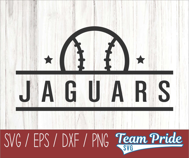 Jaguars Baseball SVG Digital Download Printable - SVG, EPS, DXF, PNG SVG Team Pride SVG 