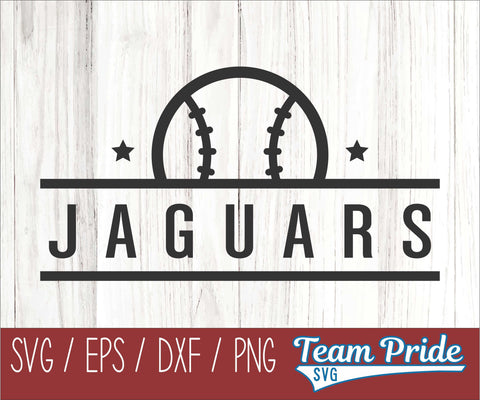 Jaguars Baseball SVG Digital Download Printable - SVG, EPS, DXF, PNG SVG Team Pride SVG 