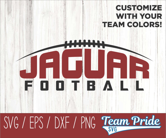 Jaguars Football SVG Digital Download Printable - SVG, EPS, DXF, PNG 2 SVG Team Pride SVG 