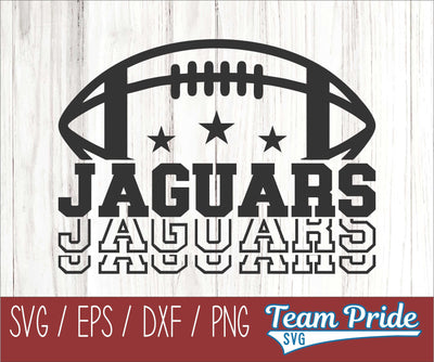 Jaguars Football SVG Digital Download Printable - SVG, EPS, DXF, PNG SVG Team Pride SVG 