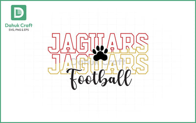 Jaguars Football SVG – Team Spirit SVG PNG & EPS V11 SVG dahukdesign 
