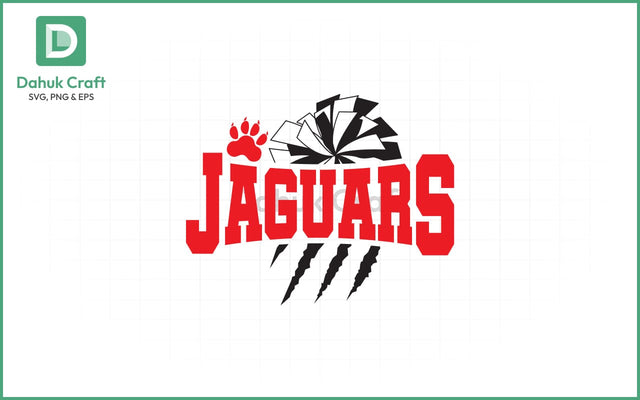 Jaguars Football SVG – Team Spirit SVG PNG & EPS V2 SVG dahukdesign 