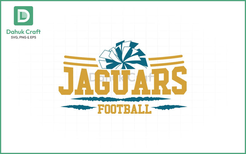 Jaguars Football SVG – Team Spirit SVG PNG & EPS V3 SVG dahukdesign 