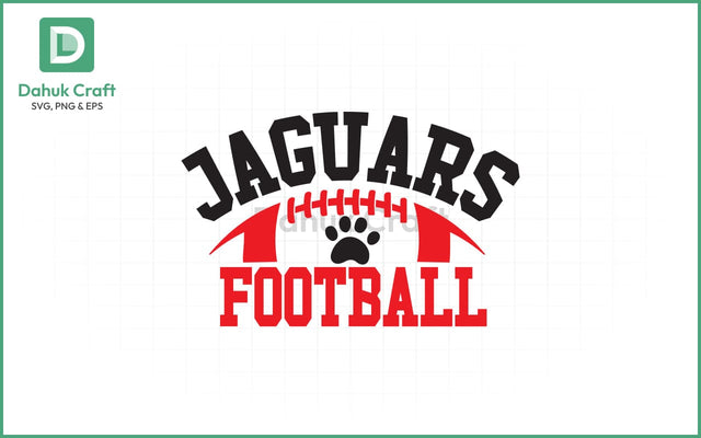 Jaguars Football SVG – Team Spirit SVG PNG & EPS V6 SVG dahukdesign 