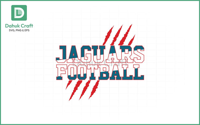 Jaguars Football SVG – Team Spirit SVG PNG & EPS V8 SVG dahukdesign 