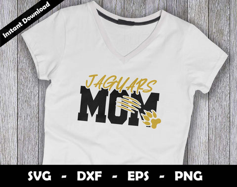 Jaguars Mom SVG Cut File, Jaguars logo SVG Design, Jaguars Mom Football, T-Shirt Sublimation Design Png SVG Arthur Arellano 