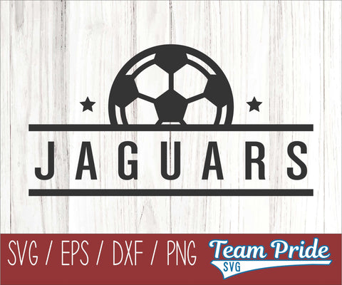 Jaguars Soccer SVG Digital Download Printable - SVG, EPS, DXF, PNG SVG Team Pride SVG 