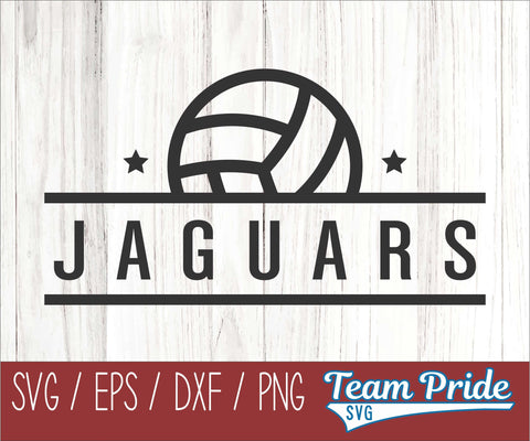 Jaguars Volleyball SVG Digital Download Printable - SVG, EPS, DXF, PNG 2 SVG Team Pride SVG 