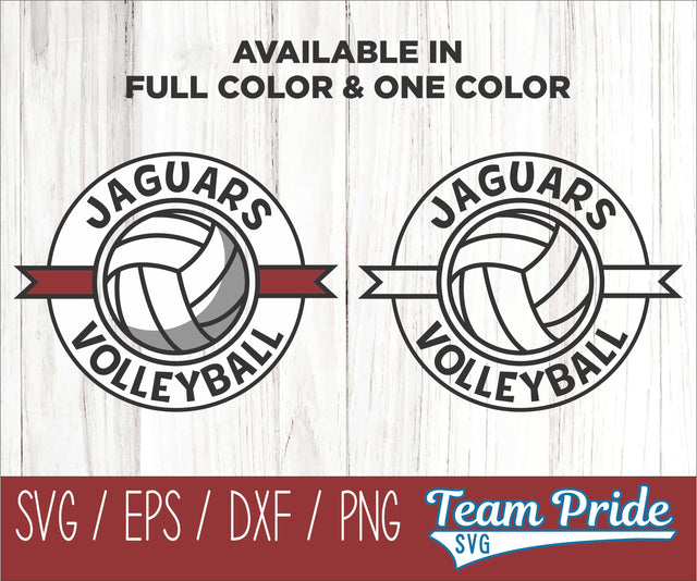 Jaguars Volleyball SVG Digital Download Printable - SVG, EPS, DXF, PNG SVG Team Pride SVG 
