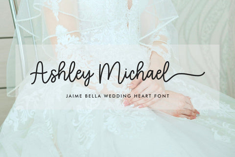 Jaime Bella - Wedding Heart Font Font Jimtype Studio 