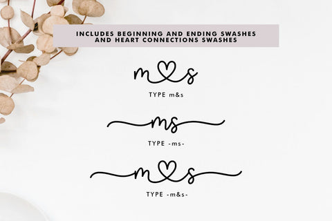 Jaime Bella - Wedding Heart Font Font Jimtype Studio 
