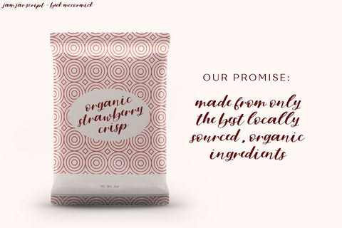 Jam Jar Script Font Beck McCormick 