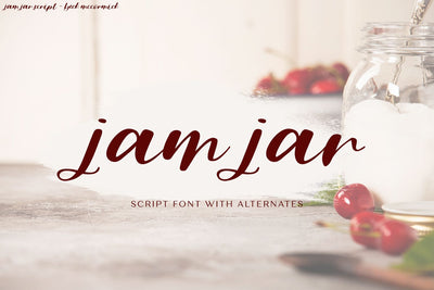Jam Jar Script Font Beck McCormick 