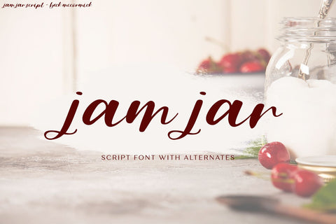 Jam Jar Script Font Beck McCormick 