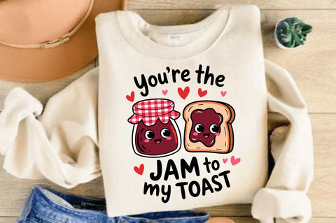 Jam to My Toast PNG Funny Valentine PNG Sublimation Design Sublimation Regulrcrative 