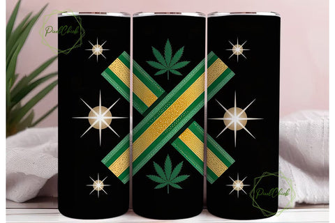 Jamaica Glitter 20oz Tumbler Wrap Sublimation PixelChick 