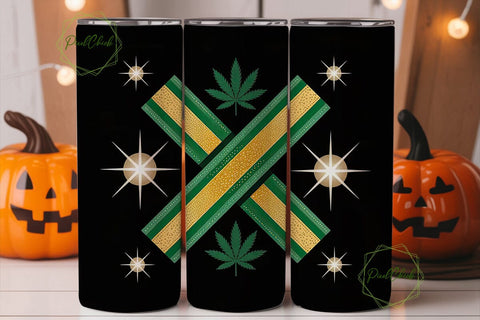 Jamaica Glitter 20oz Tumbler Wrap Sublimation PixelChick 