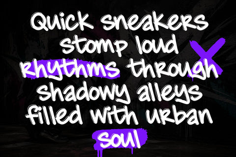 Jankora Street – Monoline Dripping Decorative Graffiti Font Font Mozzatype 