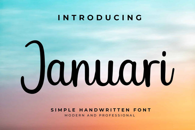 Januari Font LetterdayStudio 