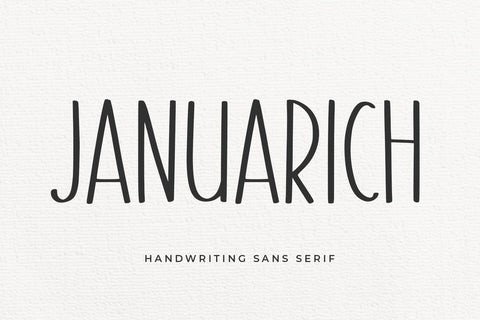 Januarich Font Abo Daniel Studio 