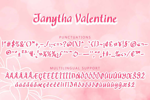 Janytha Valentine Font Prasetya Letter 