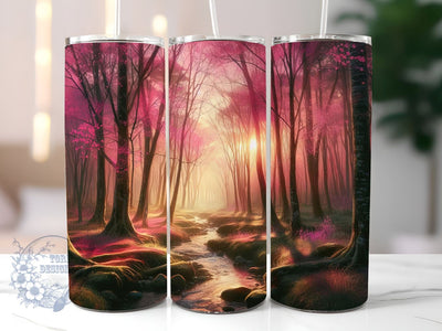 Japanese Cherry Blossom 20oz Skinny Tumbler, Cherry Blossom Tumbler Png, Straight & Tapered Tumbler Wrap, Instant Digital Download Sublimation ToriDesigns 